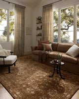 Loloi Percival PCV-03 Mocha / Sand Rug - room scene 3