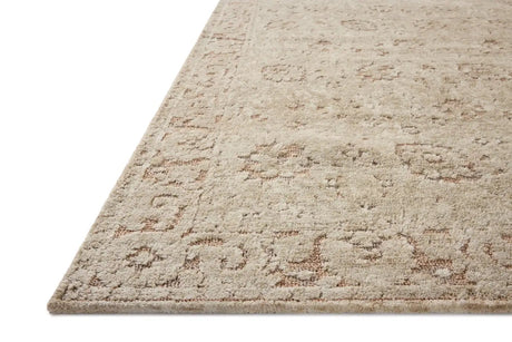 Loloi Percival PCV-04 Natural / Salmon Rug - rug corner