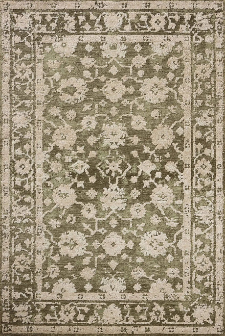 Loloi Percival PCV-06 Moss / Natural Rug - main flat