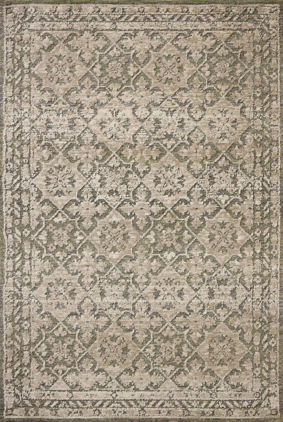 Loloi Percival PCV-07 Sage / Stone Rug - main flat