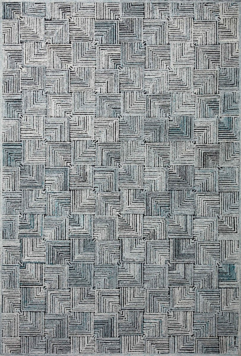Loloi Prescott Pre-03 Arctic Blue Rugs.