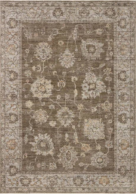 Loloi Priscilla PRL-01 Bark / Ivory Rug - main flat