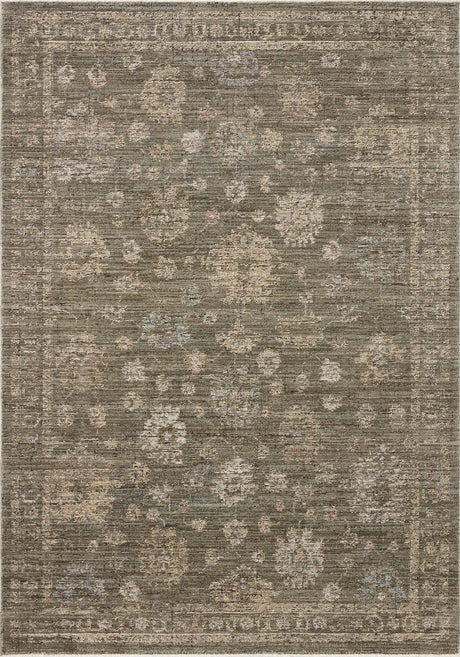 Loloi Priscilla PRL-02 Olive / Sand Rug - main flat