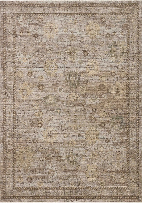 Loloi Priscilla PRL-05 Sand / Earth Rug - main flat