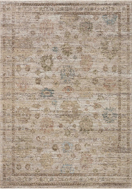 Loloi Priscilla PRL-06 Ivory / Multi Rug - main flat