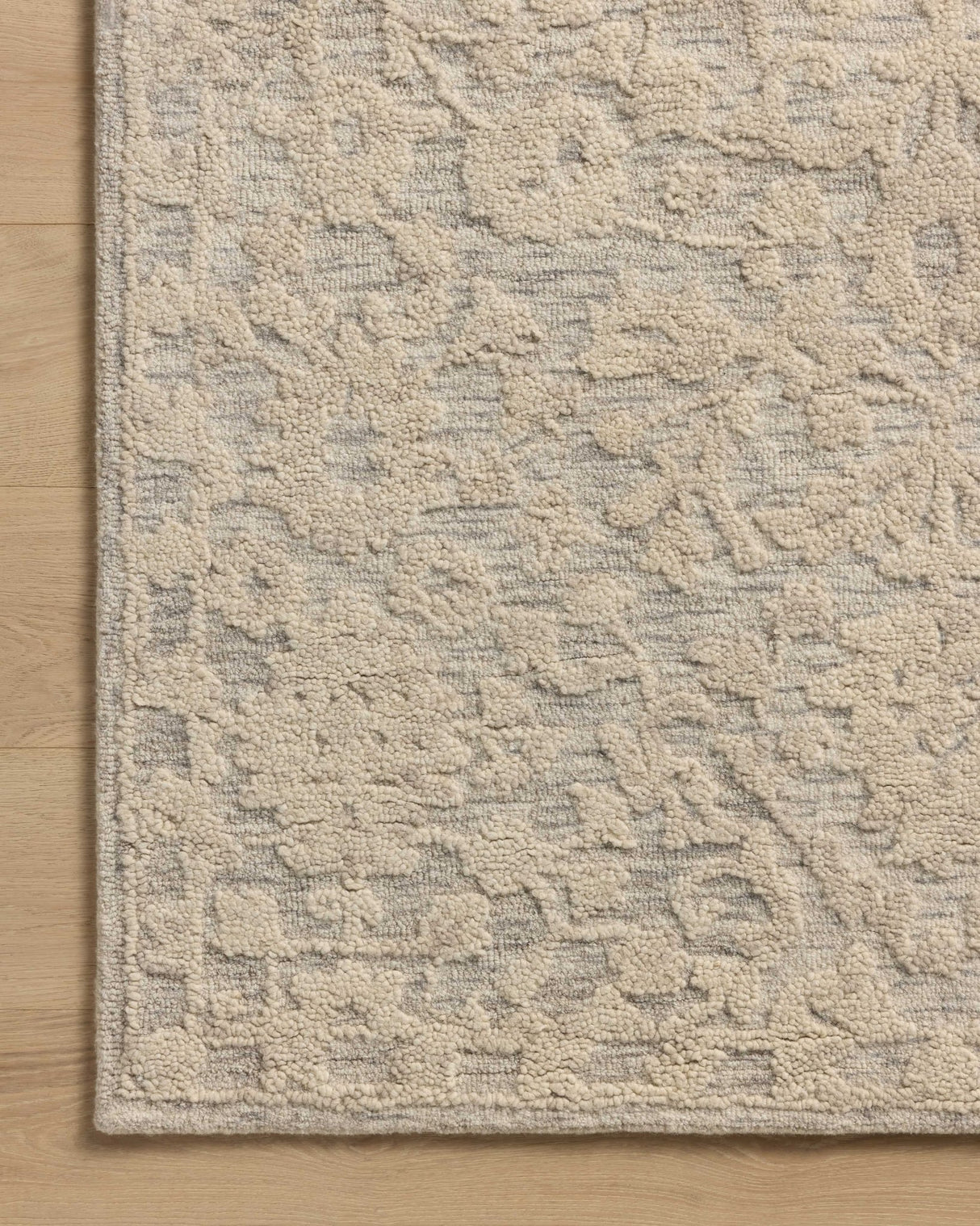 Loloi Prudence PRU - 01 Mist / Ivory Hand Tufted Rug - Loloi - PRUDPRU - 01MIIV160S