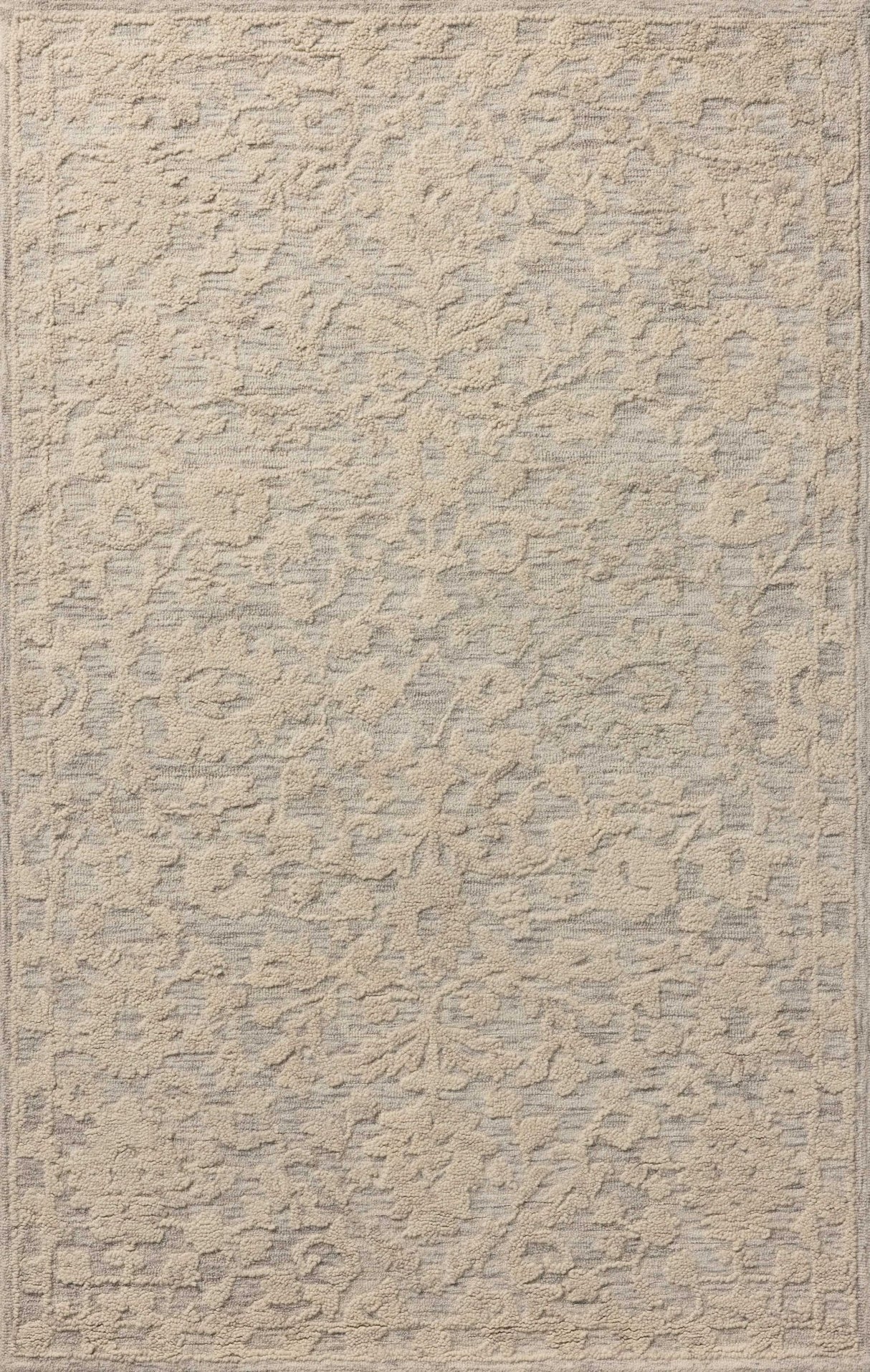 Loloi Prudence PRU - 01 Mist / Ivory Hand Tufted Rug - Loloi - PRUDPRU - 01MIIV160S