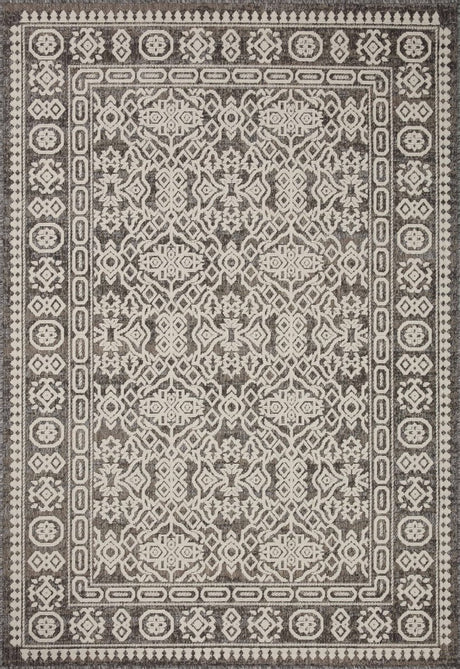 Loloi Rainier Rai-02 Pebble/Ivory Rug.