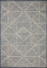 Loloi Rainier Rai-03 Denim/Ivory Rug.