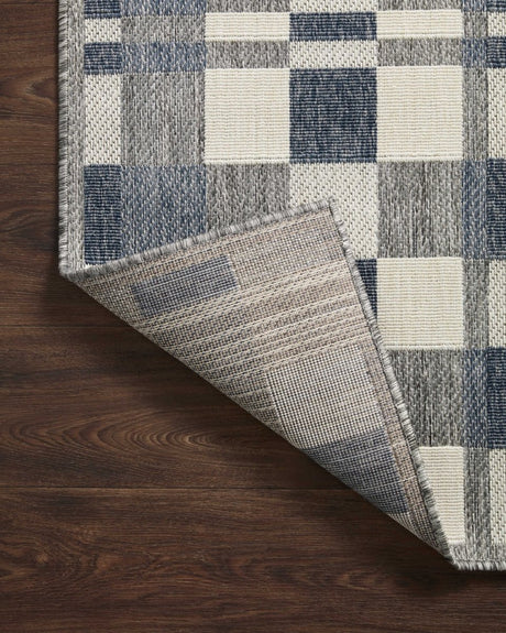 Loloi Rainier Rai-04 Ivory/Denim Rug.