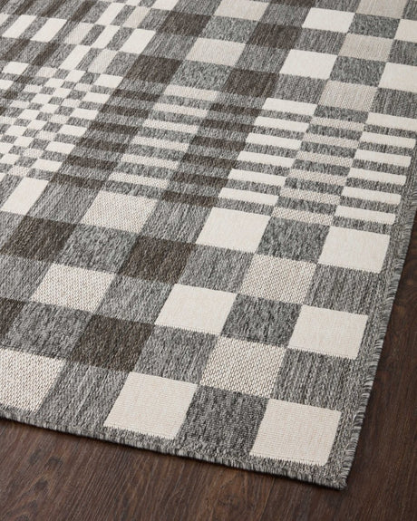 Loloi Rainier Rai-04 Ivory/Pebble Rug.