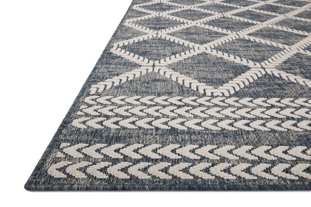 Loloi Rainier Rai-05 Denim/Ivory Rug.