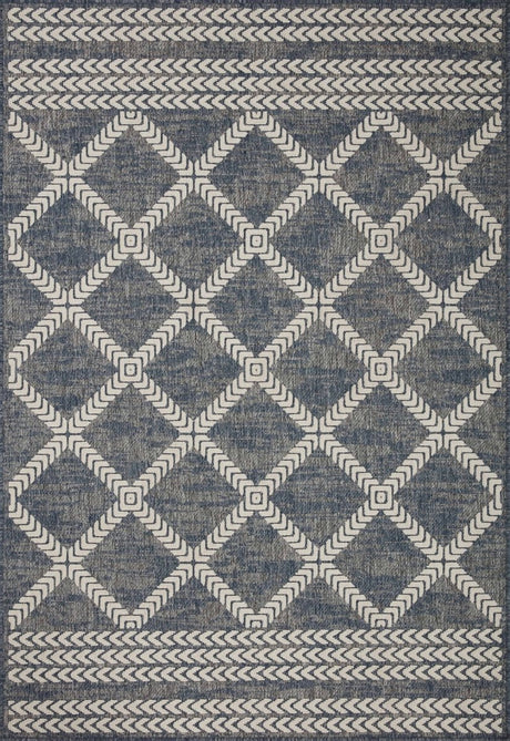 Loloi Rainier Rai-05 Denim/Ivory Rug.