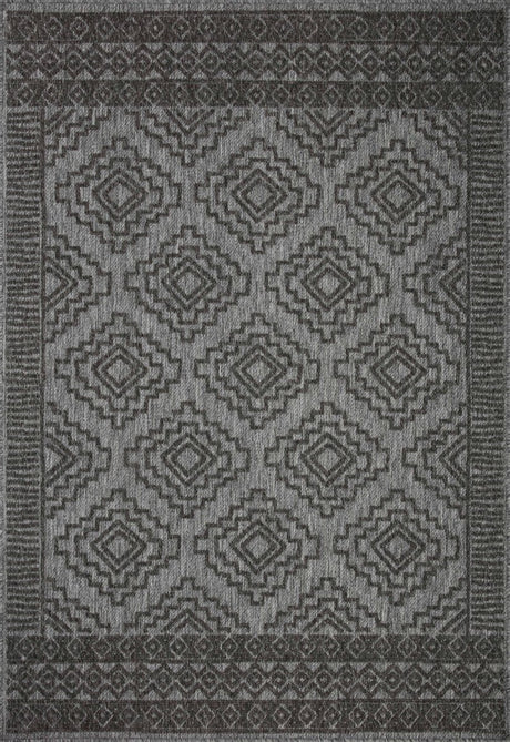 Loloi Rainier Rai-06 Grey/Charcoal Rug.