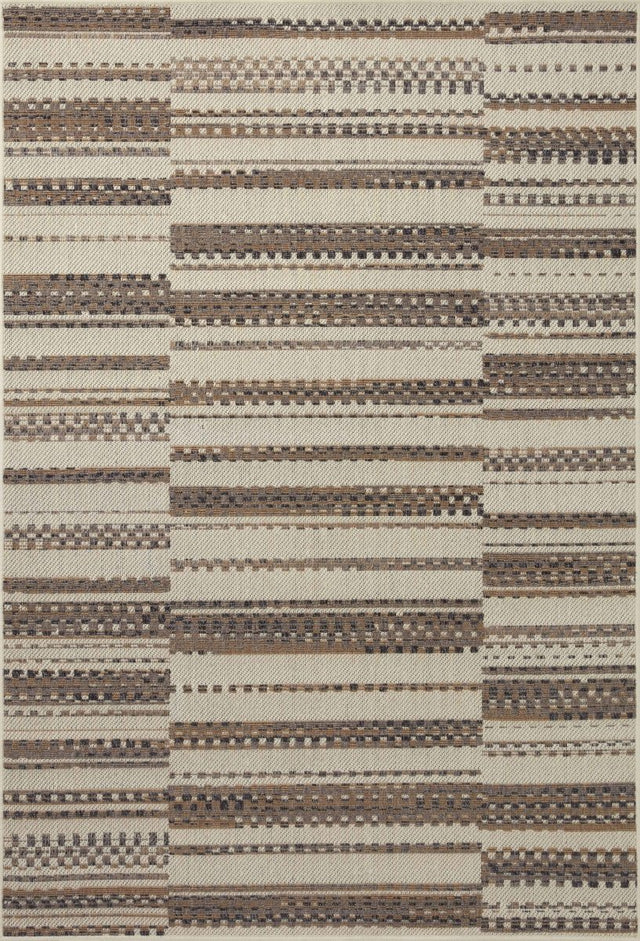 Loloi Rainier Rai-08 Ivory/Taupe Rug.