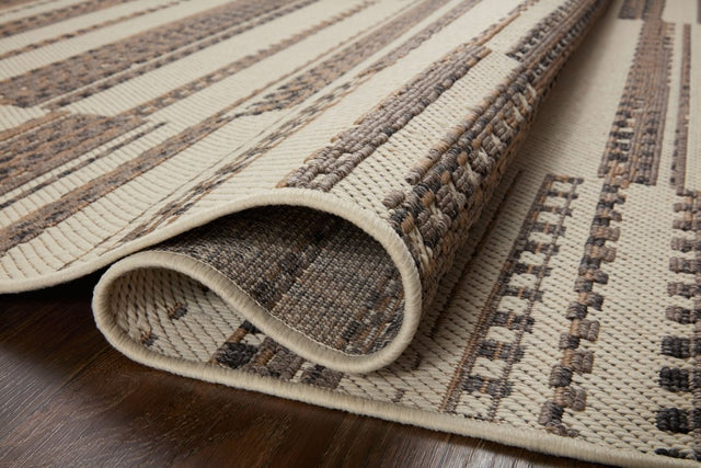 Loloi Rainier Rai-08 Ivory/Taupe Rug.