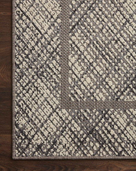 Loloi Rainier Rai-10 Ivory/Charcoal Rug.