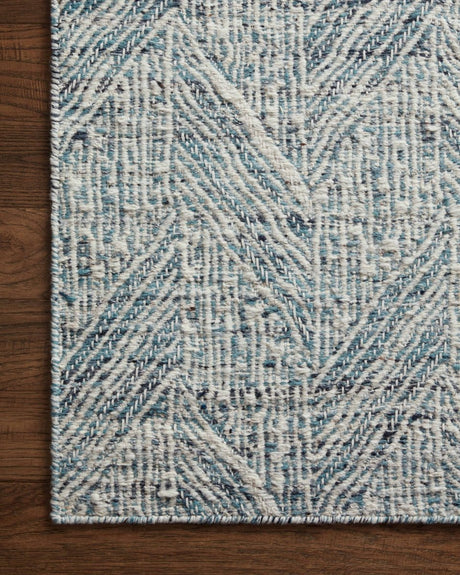 Loloi Raven Rav-01 Blue/Ivory Rug.