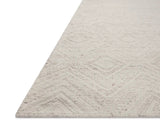 Loloi Raven Rav-04 Ivory/Pebble Rug - rug corner