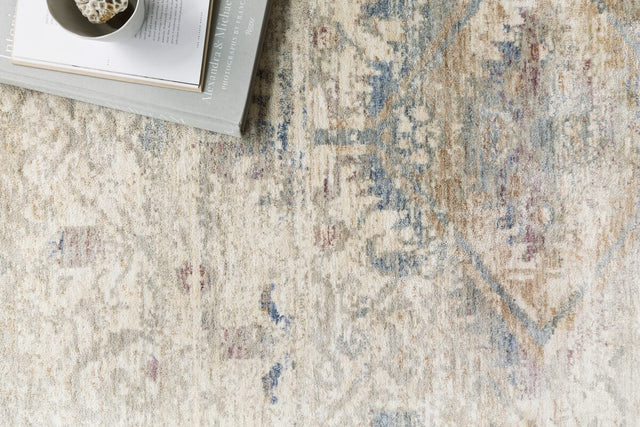 Loloi Revere Rev-06 Ivory / Blue Rugs.