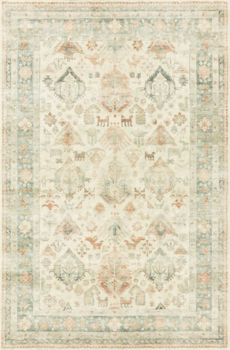 Loloi Rosette Ros-01 Beige/Multi Rugs.