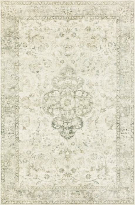 Loloi Rosette Ros-02 Ivory/Silver Rugs.