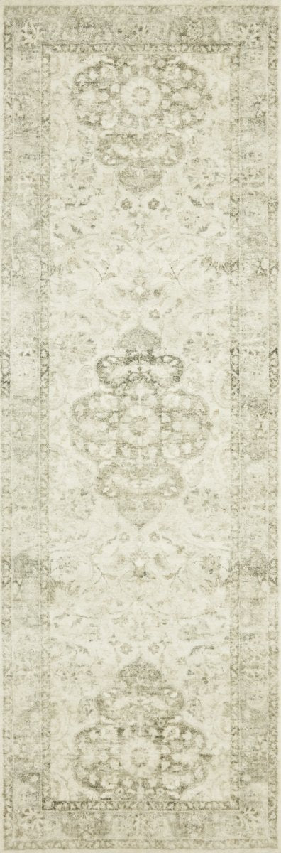 Loloi Rosette Ros-02 Ivory/Silver Rugs.