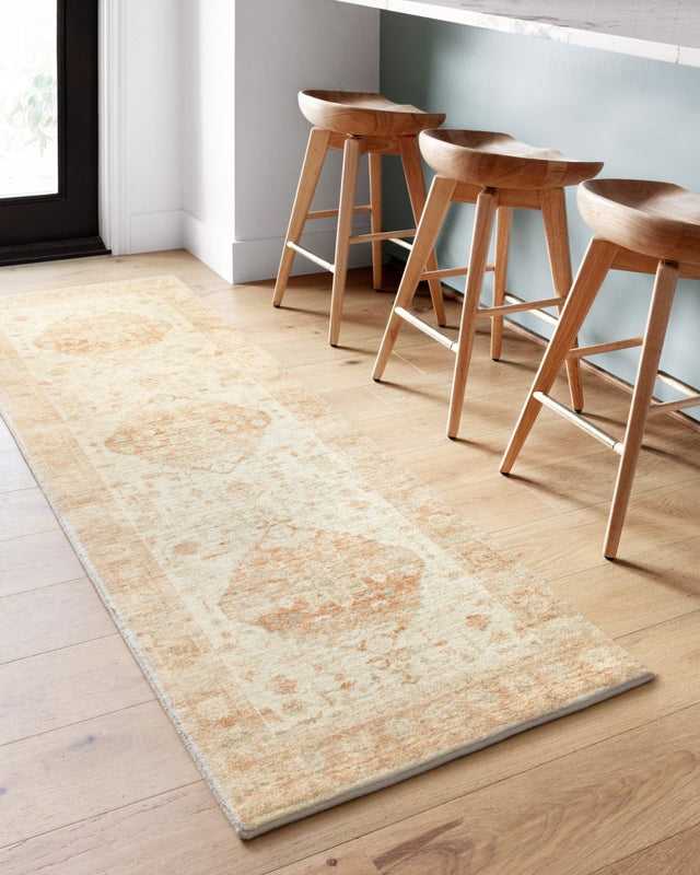 Loloi Rosette Ros-03 Ivory/Terracotta Rugs.