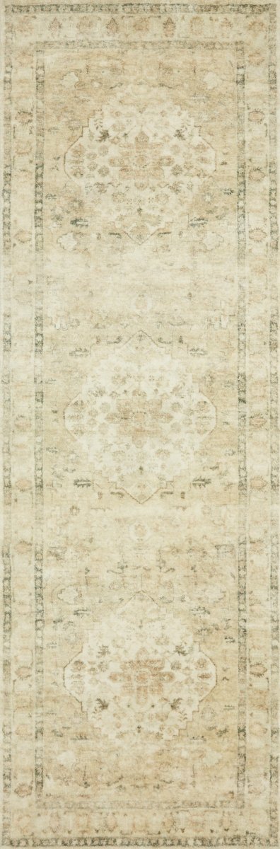 Loloi Rosette Ros-05 Sand/Ivory Rugs.