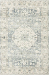 Loloi Rosette Ros-07 Denim/Fog Rugs.