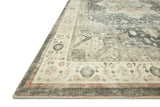 Loloi Rosette Ros-09 Slate/Ivory Rugs.