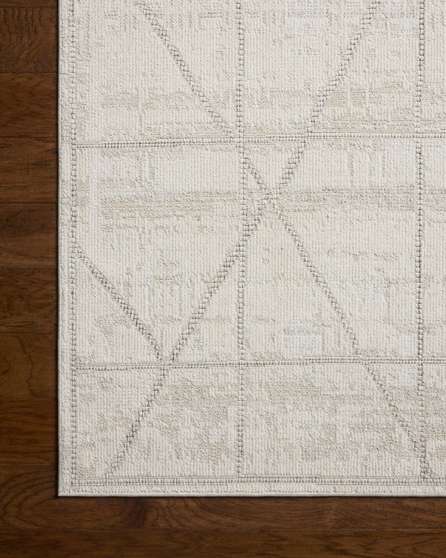 Loloi Roxie ROX-01 Contemporary Power Loomed Ivory, Graphite Rug