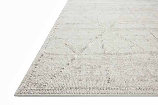 Loloi Roxie ROX-01 Contemporary Power Loomed Ivory, Graphite Rug