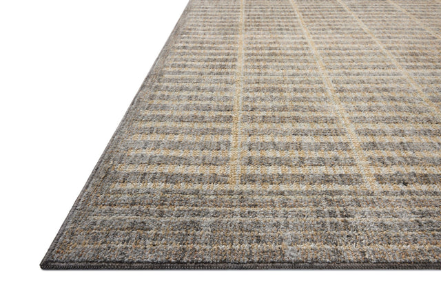 Loloi Roxie ROX-02 Contemporary Power Loomed Smoke, Natural Rug
