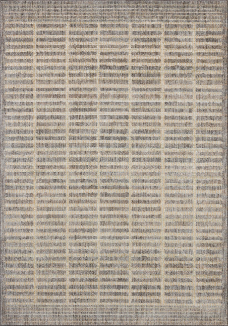 Loloi Roxie ROX-02 Contemporary Power Loomed Smoke, Natural Rug