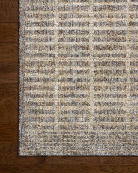 Loloi Roxie ROX-02 Contemporary Power Loomed Smoke, Natural Rug