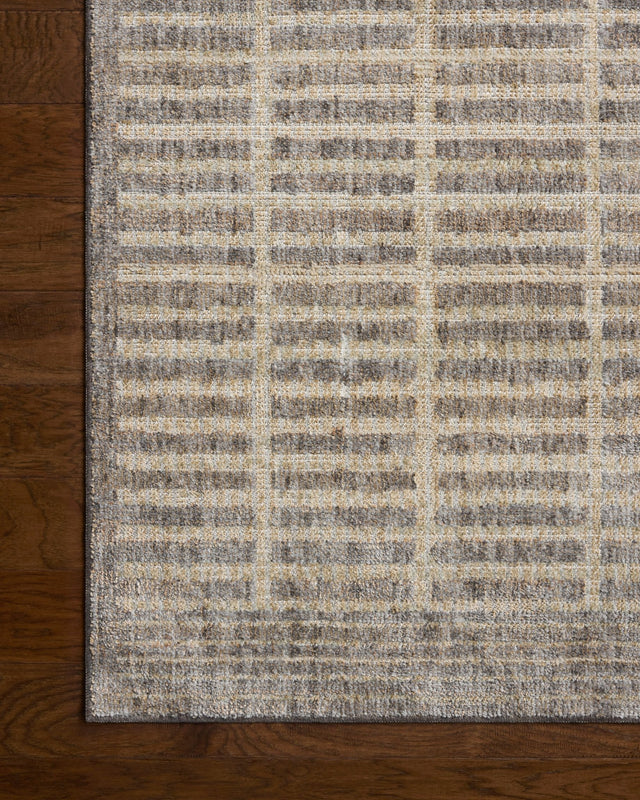 Loloi Roxie ROX-02 Contemporary Power Loomed Smoke, Natural Rug