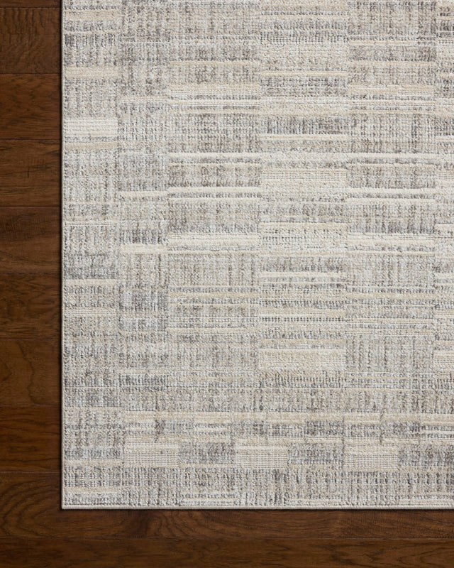 Loloi Roxie ROX-03 Contemporary Power Loomed Granite, Oatmeal Rug