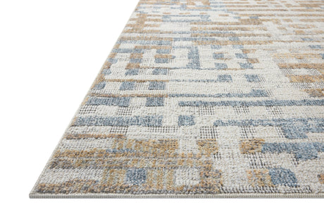 Loloi Roxie ROX-04 Contemporary Power Loomed Ivory, Denim Rug