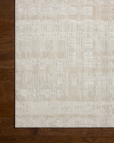 Loloi Roxie ROX-05 Contemporary Power Loomed Ivory, Natural Rug