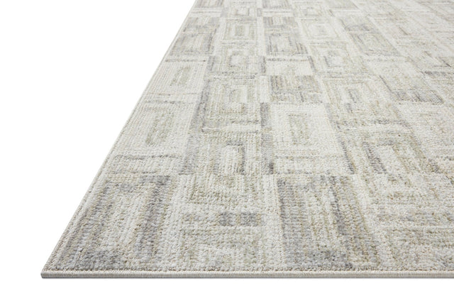 Loloi Roxie ROX-07 Contemporary Power Loomed Bone, Sage Rug