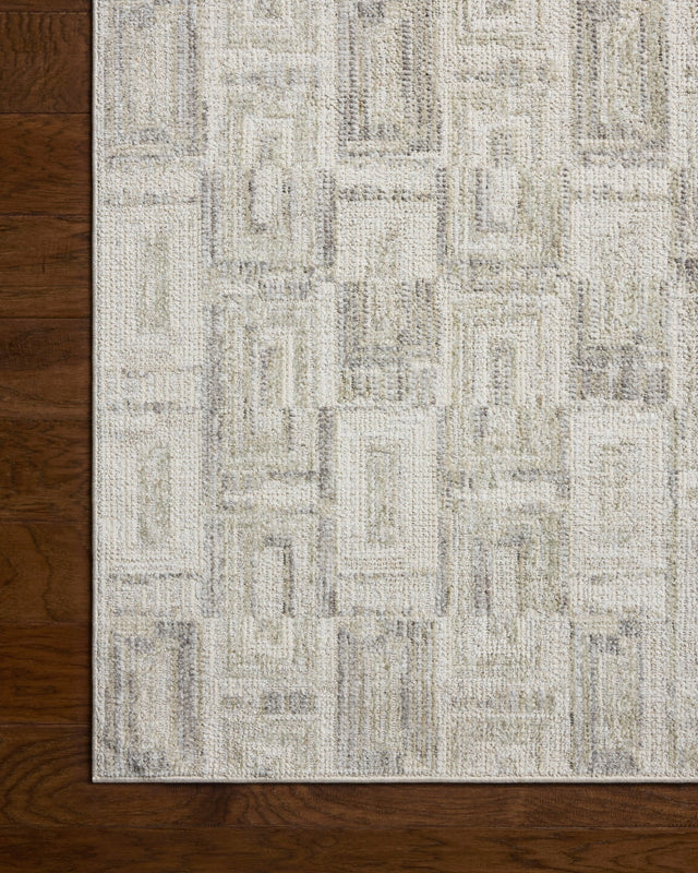 Loloi Roxie ROX-07 Contemporary Power Loomed Bone, Sage Rug