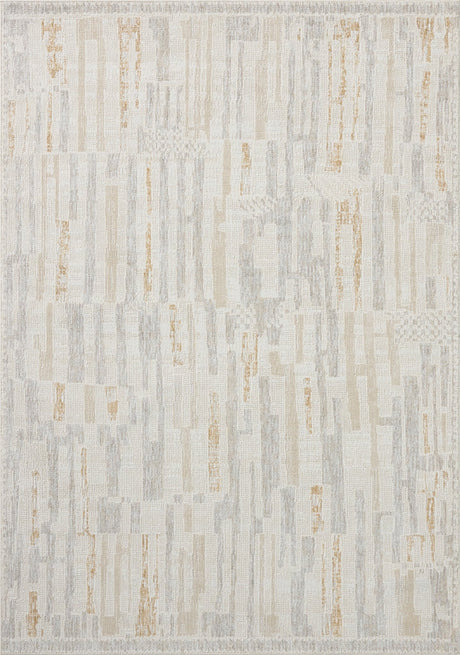 Loloi Roxie ROX-08 Contemporary Power Loomed Natural, Sand Rug