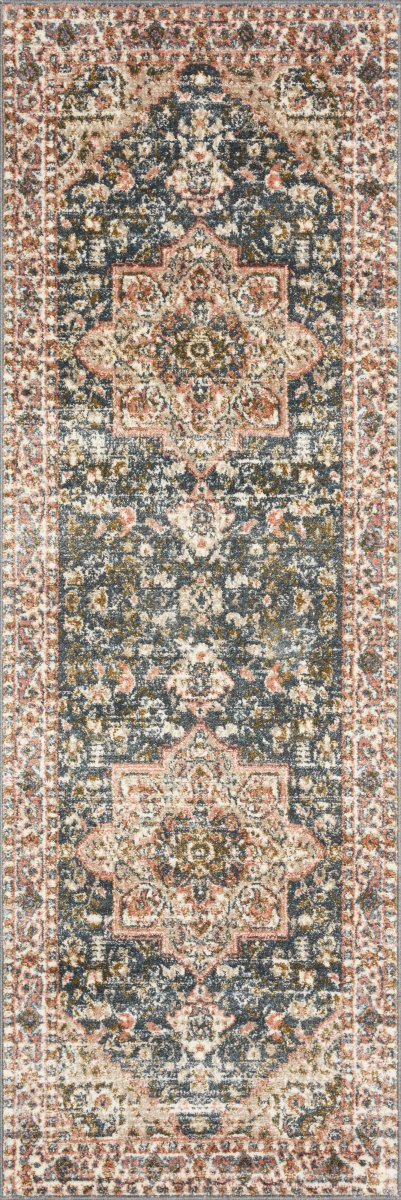 Loloi Saban Sab-01 Blue/Multi Rugs.