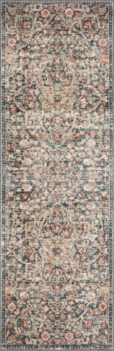 Loloi Saban Sab-02 Blue/Spice Rugs.