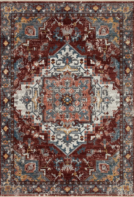 Loloi Samra Sam-10 Brick/Grey Rugs.