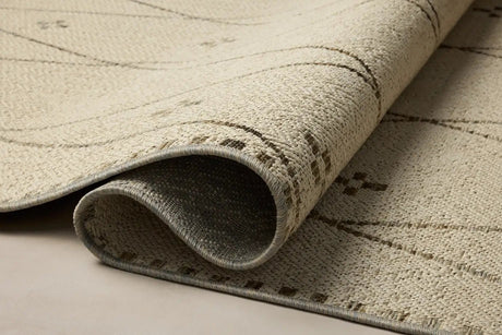 Loloi Saylor SAY-01 Ivory / Pebble Rug - pile height