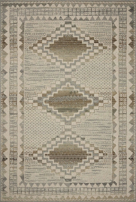 Loloi Saylor SAY-02 Ivory / Granite Rug - main flat