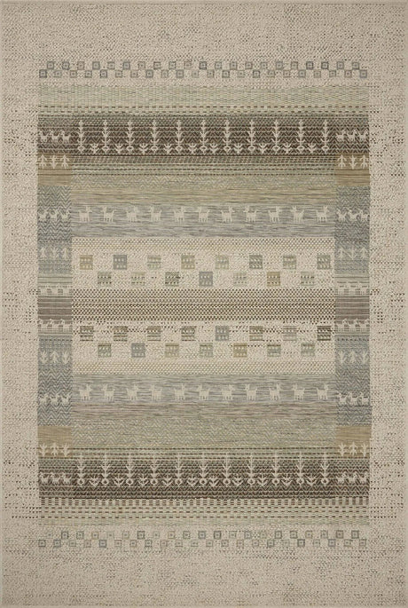 Loloi Saylor SAY-05 Ivory / Earth Rug - main flat