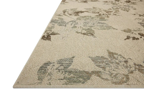Loloi Saylor SAY-06 Ivory / Bark Rug - rug corner